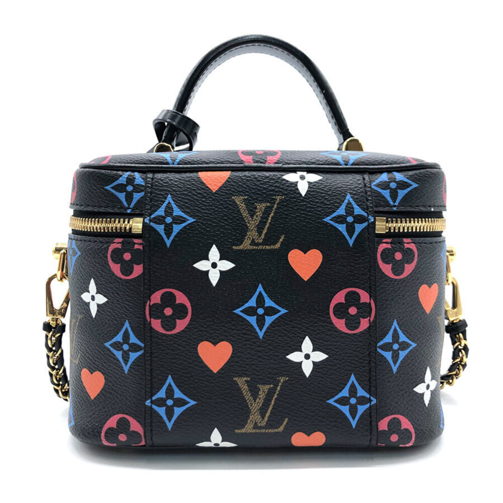 Louis Vuitton Black Vanity Bag Monogram On Shoulder Noir Game